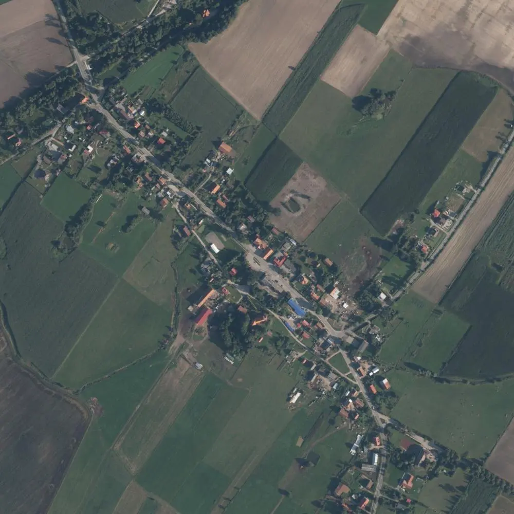 Zdjęcie lotnicze Starego Dzierzgonia